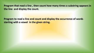 CS11 Chapter 06 Strings in Python Video 07 String Program 2
