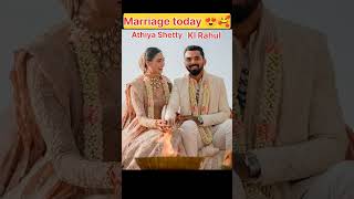 Kl Rahul weds Athiya Shetty 🥰😍💕💗♥️#shorts #marriage #viral