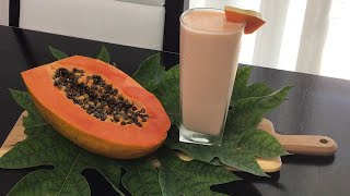 How to make a Haitian style papaya smoothie/ juice with a Twist. ( Ji papaye)