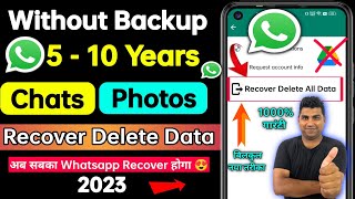 Whatsapp deleted messages recovery 2024 | Whatsapp deleted CHATS recovery WITHOUT BACKUP