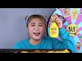 mukbang pororo food tteokbokki 하이유의 직접 만든 뽀로로 신비아파트 떡볶이 전메뉴 먹방 eating soung challenge hiu 하이유