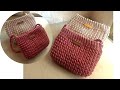 Crochet bag with a new easy and wonderful design