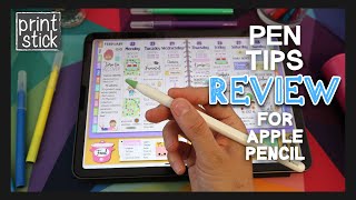 PEN TIPS for the Apple Pencil on iPad | Test \u0026 Review