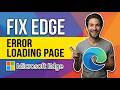 How To Fix Microsoft Edge Error Loading Page (Easy Guide)