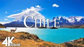 VOLANDO SOBRE CHILE 4K | Increíble paisaje natural hermoso con música relajante | VÍDEO 4K UHD