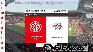 ⚽🇩🇪 Mainz    vs 🇩🇪 RB Leipzig    ⚽ | 🏆 🇩🇪 Bundesliga    (10/08/2022) 🎮 FIFA 21