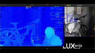 DepthAI Code Sample - RGB & MobilenetSSD with spatial data