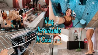 VLOG DO MEU DIA ARRUMANDO A CASA 🏠 🧹- #vlog #vlogdomeudia