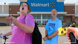 Walmart Shoplifting Couple Goes NUTS When Caught | Caught Stealing