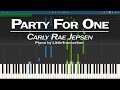 Carly Rae Jepsen - Party For One (Piano Cover) Synthesia Tutorial by LittleTranscriber