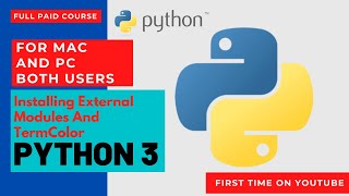 Installing External Modules And TermColor | Coding for Kids Python Learn to Code with Awesome Games