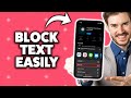 How To Block Imessage On iPhone 2026 (Step-By-Step Tutorial)