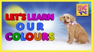 Learn Colors for Kids - Teach preschool and toddlers their colors in English