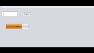 How to Use JProgressBar in netbeans java