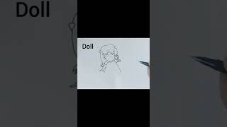 How to draw a doll#short#shortviral#shortvideo