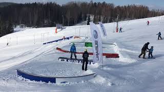 Snowborda akadēmijas treniņš Žagarkalnā 25 feb 2018