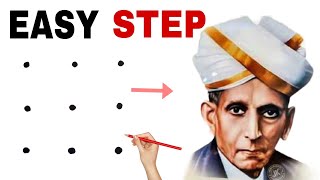 Mokshagundam Visvesvaraya Drawing // Engineer's day drawing // M. Visvesvaraya Drawing