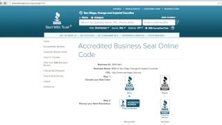 Installing BBB Seal on Your Website
