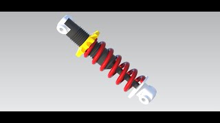 Siemens NX 3D Design and Assembly of Motorcycle Shock Absorber