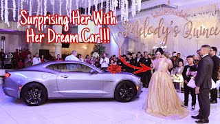 Surprising Our Daughter With Her Dream Car On Her Sister's Quinceañera- Melodys