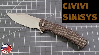 Civivi Sinisys l Burlap Micarta and 14C28N