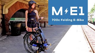 Montague M-E1 - World's First 700c Step-Through Folding E-Bike