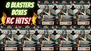 💥 8 Blasters 😮 Big Hits! 2024 Panini Prizm Football Blaster Boxes ** Go Big Week! **