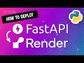 Deploy Your Python API to Render Cloud in 5 Mins | Free & Easy!