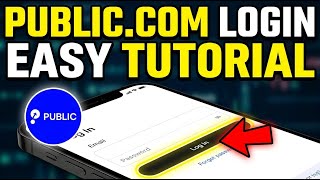 How to login to Public.com - Easy Tutorial
