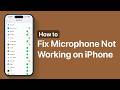 Microphone not working on iPhone? Here's The Fix