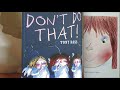 [그림책한스푼] Don't do that! | Tony Ross