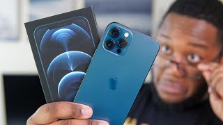 iPhone 12 Pro Max Pacific Blue Unboxing & First Impressions!!