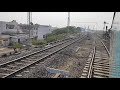 train 22923 bandra jamnagar humsafar express entering jamnagar station platform 3