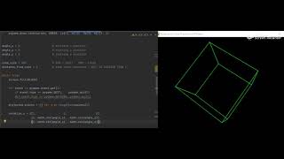 Pygame Python 3D Cube Rotation