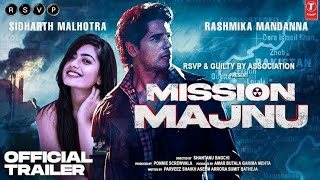 Mission Majnu Trailer| Sidharth Malhotra | Rashmika mandhana | Mission Majnu | Mission Majnu Movie