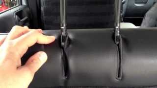 Trek Armor Rear Seat cover install on a 2013 Jeep Wrangler JK Unlimited