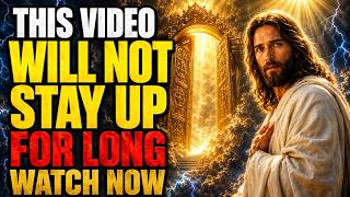 GOD SAYS: "I OPEN CERTAIN DOORS FOR A LIMITED TIME — THIS IS ONE OF THOSE DOORS RIGHT NOW"