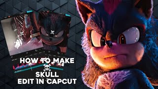 How to make ☠️skull edit in Capcut