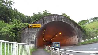 自転車散歩 100-7　新小峰トンネル北側 → 五日市トンネル → 網代トンネル → 秋川街道 → 浅川・萩原橋 → 元本郷町　　SONY HDR-AS50　サイクリング