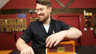 Leather Trunk Making LIVE. How To Attach Leather Trunk Corners