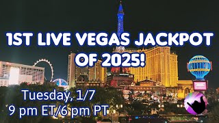 Let's Win My 1st LIVE VEGAS JACKPOT of 2025!