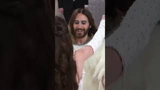 Jared Leto shows up to Met Gala in a furry cat suit