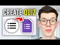 How To Make A Quiz In Google Forms - Full Guide