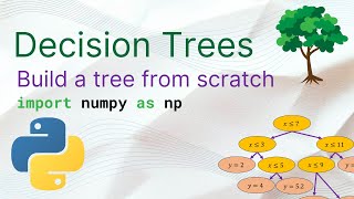 Build a Decision Tree from scratch using Python (numpy)