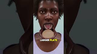 African lip plate tribe: the strange custom of hanging plates on the lips # Popular Science