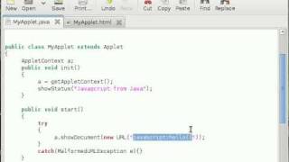 Java Applet Tutorial #8 Calling Javascript
