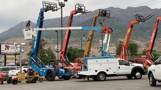 Boom Bucket Service Truck - 2011 Ford F-550 4x4 Altec AT37G Aerial Lift JEMS 6.7L Powerstroke Diesel