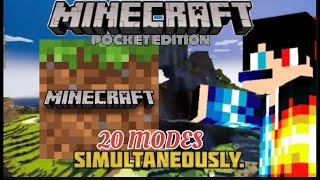 I apply 20 mods in Minecraft what is the result#Minecraft #video #gaming