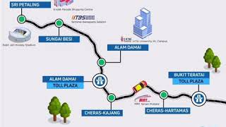 Sungai Besi Ulu Kelang Elevated Expressway (SUKE) is a 24.4 km with 14 interchanges