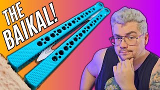 The BRAND NEW BAIKAL by Heynut is the balisong trainer Benchmade SHOULD be making...